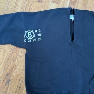 Mm6 Maison MargielaLogo sweatshirt with front pocket